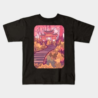 Forest summer path Kids T-Shirt